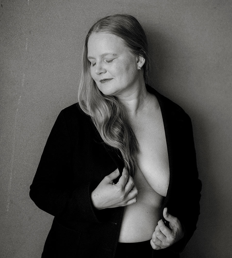 Boudoir kuvaus studiolla Eirassa.